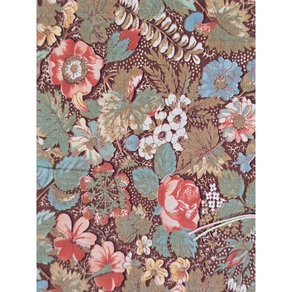 Vintage Hand Tied Scrap‎ Quilt Throw Reversible Solid Dusty Pink Backing 48x58.5